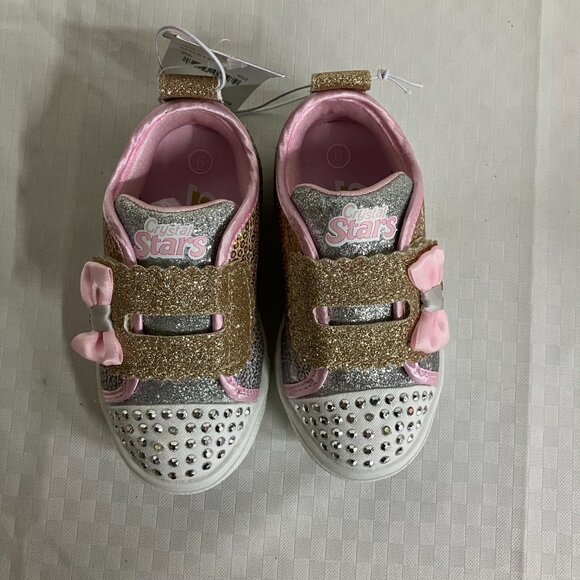 S Sport By Skechers 6 Light Pink Toddler Girls Lexie Sneakers Sequin Embellished - Picture 2 of 7